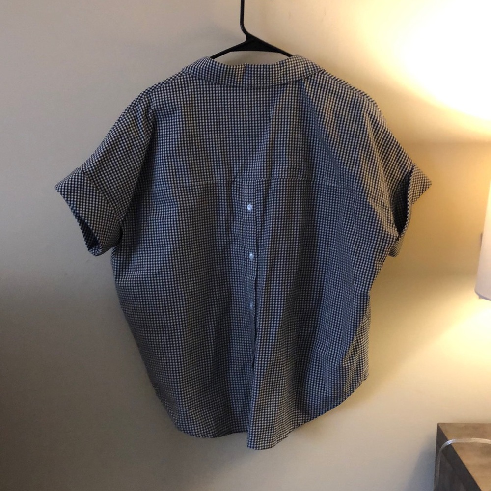 Roolee Button Back Gingham Top - image 7